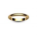 18ct Rose Gold D Shape Wedding Ring