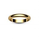 18ct Rose Gold D Shape Wedding Ring