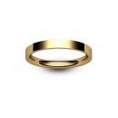 18ct Rose Gold Flat Court Wedding Ring