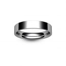 Platinum Flat Court Wedding Ring