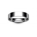 Platinum Flat Court Wedding Ring