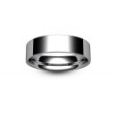 Platinum Flat Court Wedding Ring