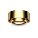 18ct Rose Gold Flat Court Wedding Ring