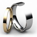 18ct Rose Gold Flat Court Wedding Ring