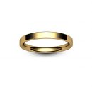 18ct Rose Gold Modern Flat Court Wedding Ring