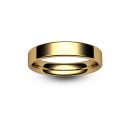 18ct Rose Gold Modern Flat Court Wedding Ring