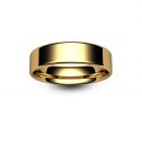 18ct Rose Gold Modern Flat Court Wedding Ring