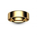 18ct Rose Gold Modern Flat Court Wedding Ring