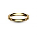 9ct Rose Gold Slight Court Wedding Ring