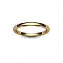 9ct Rose Gold Slight Court Wedding Ring