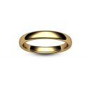 9ct Rose Gold Slight Court Wedding Ring