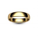 9ct Rose Gold Slight Court Wedding Ring