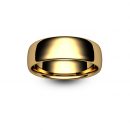 9ct Rose Gold Slight Court Wedding Ring