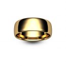 9ct Rose Gold Slight Court Wedding Ring