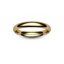 18ct Rose Gold Traditional Court Wedding Ring