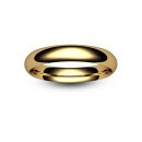 18ct Rose Gold Traditional Court Wedding Ring