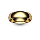 18ct Rose Gold Traditional Court Wedding Ring