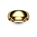 18ct Rose Gold Traditional Court Wedding Ring