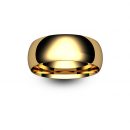 18ct Rose Gold Traditional Court Wedding Ring